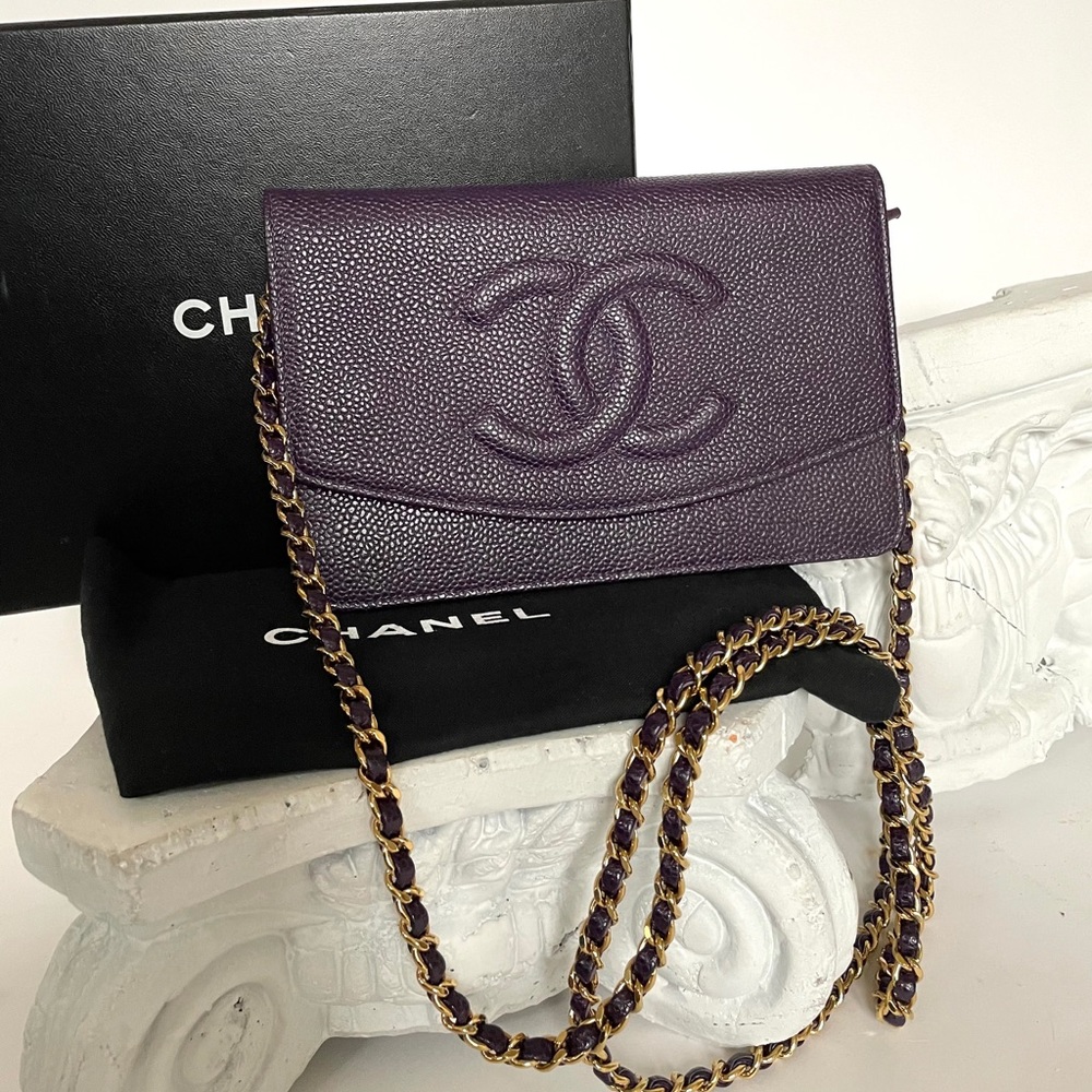 Chanel wallet cross body handbag
